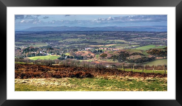 East Central Scotland Framed Mounted Print by Tom Gomez