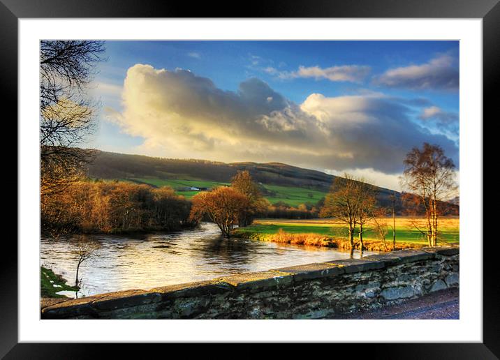 River Tay Framed Mounted Print by Tom Gomez
