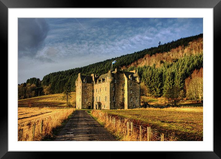 Clan Menzies Castle Framed Mounted Print by Tom Gomez
