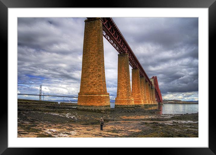 How big is this bridge? Framed Mounted Print by Tom Gomez
