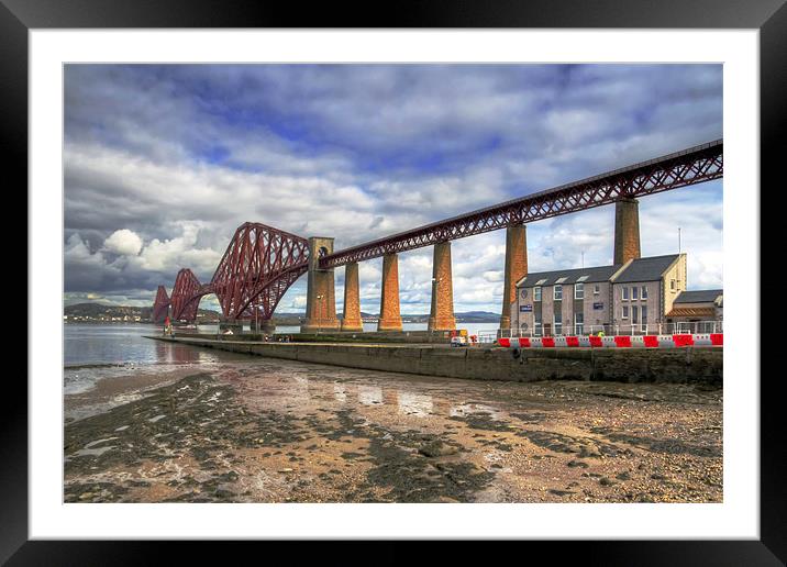 Bridge and RNLI Framed Mounted Print by Tom Gomez