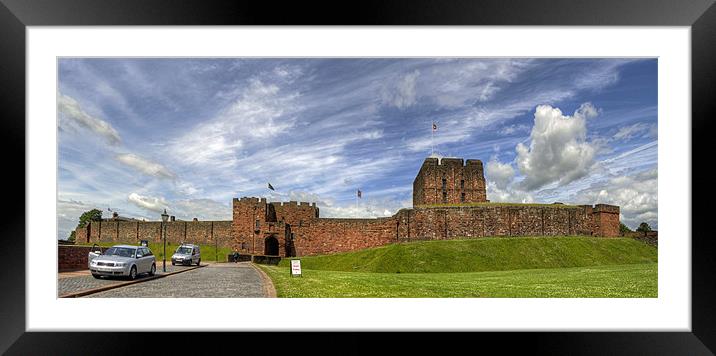 Carlisle Castle Framed Mounted Print by Tom Gomez
