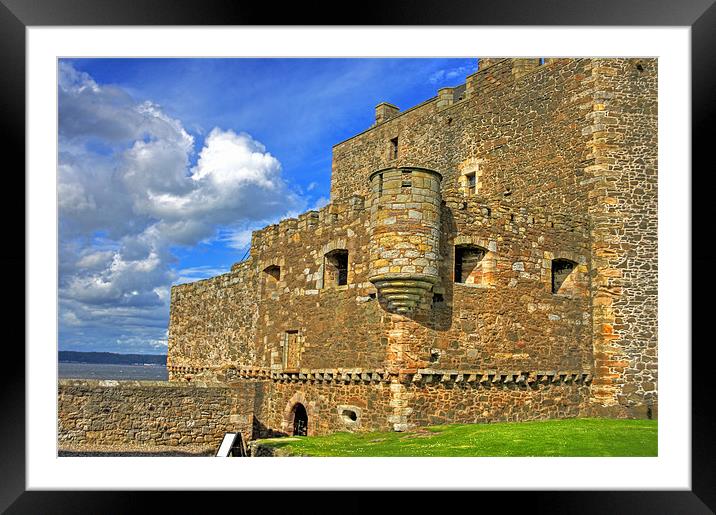 Blackness Castle Gatehouse Framed Mounted Print by Tom Gomez