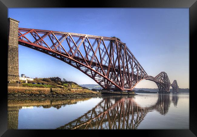 North Queensferry Reflections Framed Print by Tom Gomez