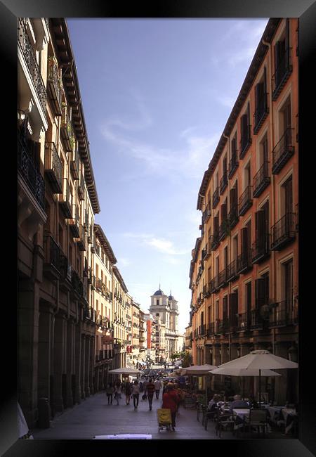 Calle de Toledo Framed Print by Tom Gomez