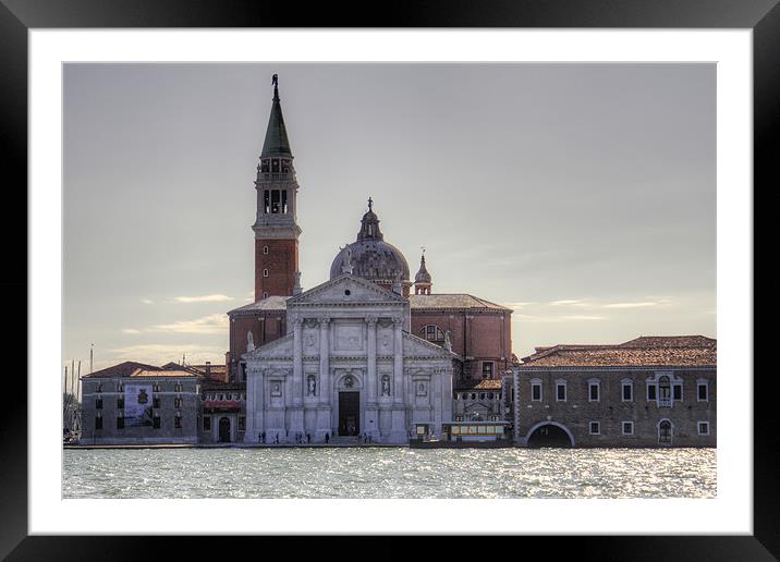 Basilica of San Giorgio Maggiore Framed Mounted Print by Tom Gomez