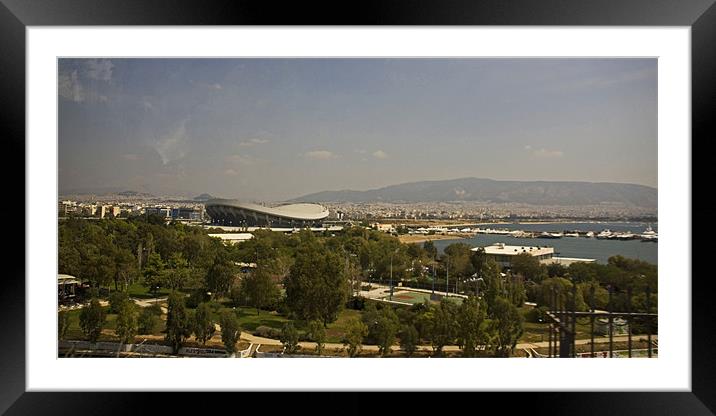 Peace and Friendship Stadium Framed Mounted Print by Tom Gomez