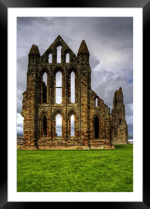 Abbey Ruin Framed Mounted Print by Tom Gomez