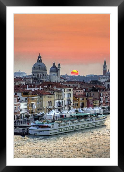 Sunrise over Venice Framed Mounted Print by Tom Gomez