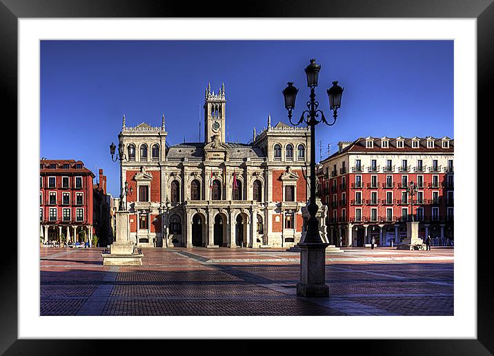 Valladolid Town Hall Framed Mounted Print by Tom Gomez