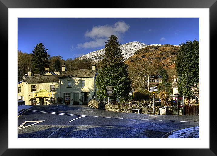 Coniston Village Framed Mounted Print by Tom Gomez