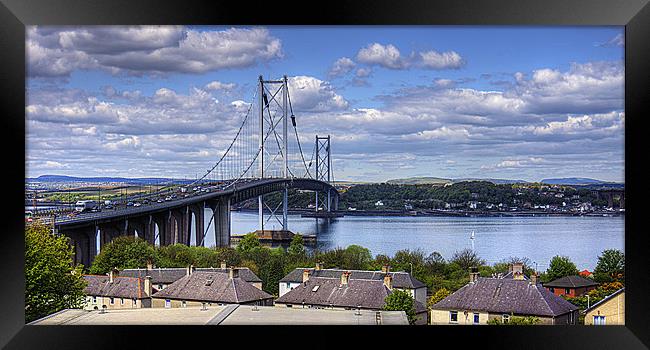 The busy bridge Framed Print by Tom Gomez