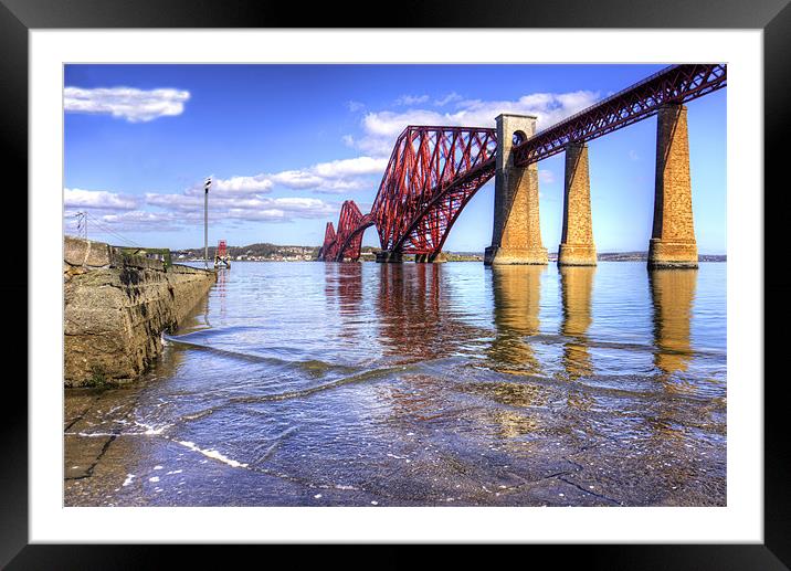 The view from the Hawes Pier Framed Mounted Print by Tom Gomez