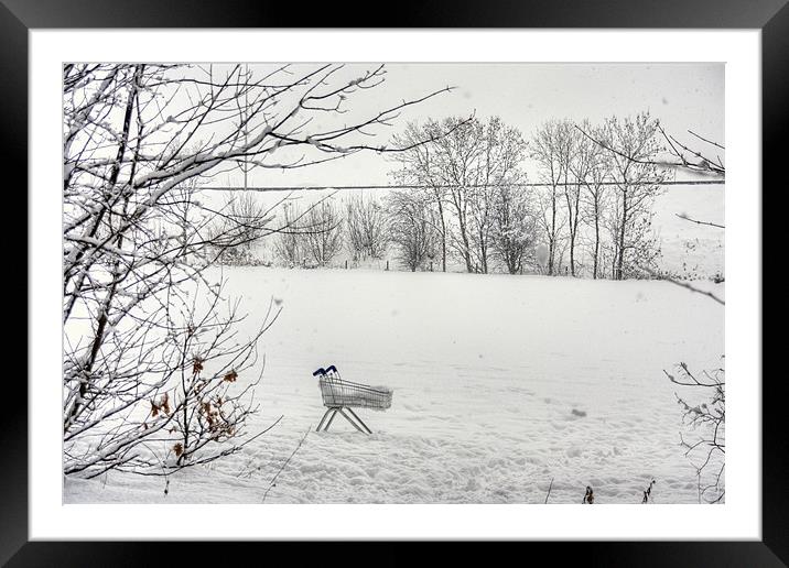 Loneliness of the Long Distance Trolley Framed Mounted Print by Tom Gomez