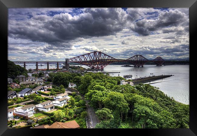 The Bridge from North Queensferry Framed Print by Tom Gomez