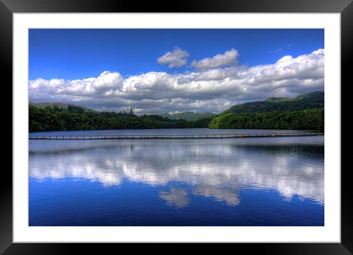 Loch Faskally Framed Mounted Print by Tom Gomez