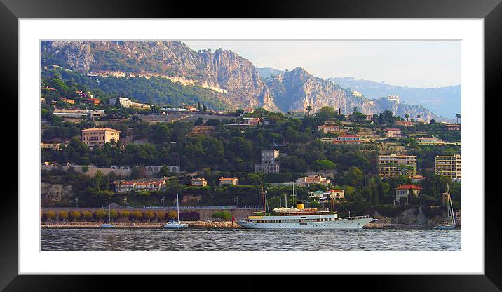 Steamboat Framed Mounted Print by Tom Gomez