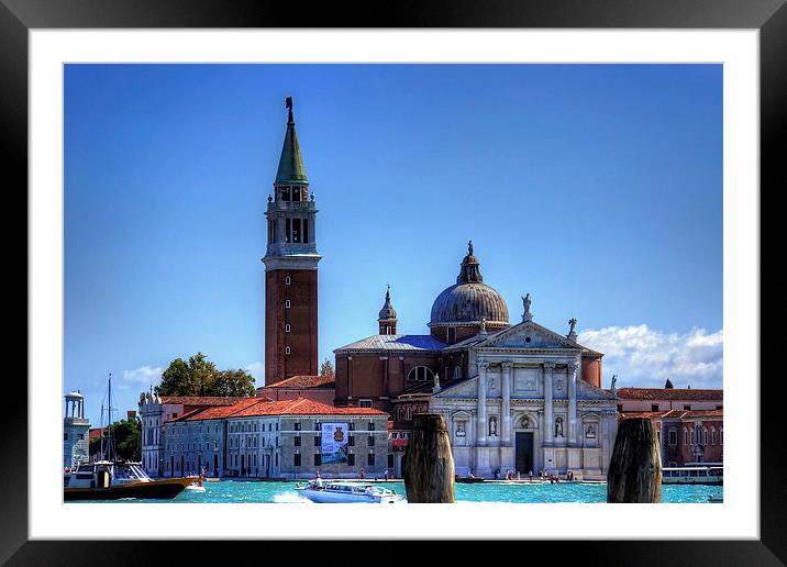 San Giorgio Maggiore Church Framed Mounted Print by Tom Gomez