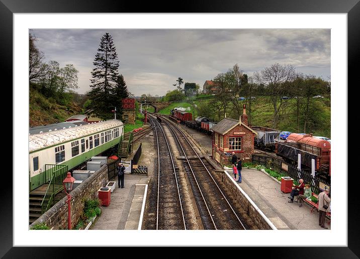Goathland Railway Station Framed Mounted Print by Tom Gomez
