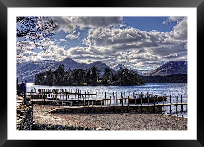 Clouds over Derwentwater Framed Mounted Print by Tom Gomez
