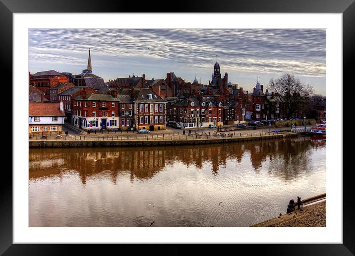 The Ouse Framed Mounted Print by Tom Gomez