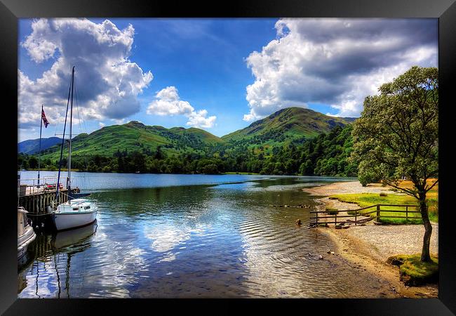 South End of Ullswater Framed Print by Tom Gomez