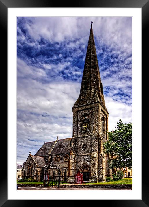 Christ Church Silloth Framed Mounted Print by Tom Gomez