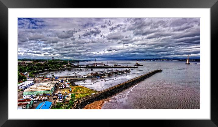 New Forth Crossing - 18 May 2014 Framed Mounted Print by Tom Gomez