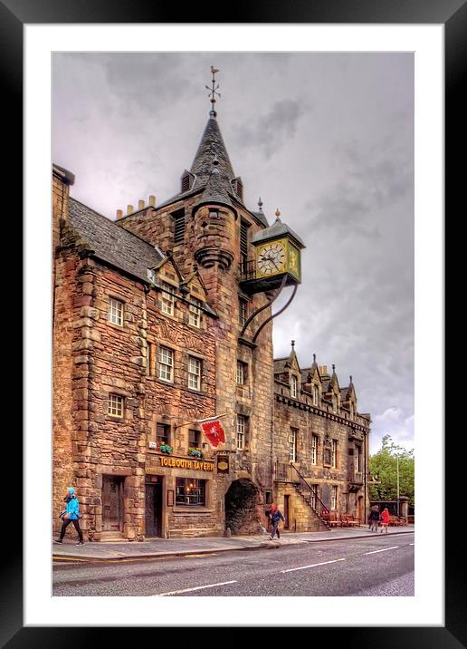Tolbooth at the Canongate Framed Mounted Print by Tom Gomez