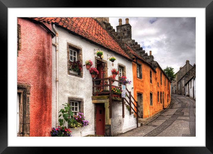 Houses on Tanhouse Brae Framed Mounted Print by Tom Gomez