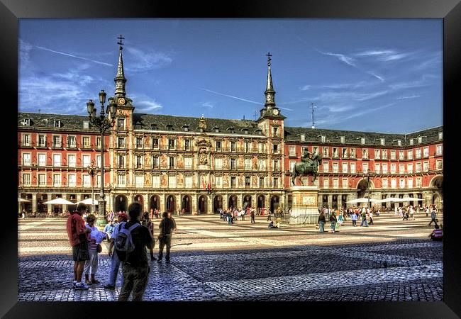 The place to be in Madrid Framed Print by Tom Gomez