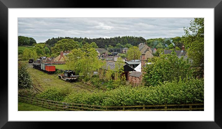 Beamish Pit Village Framed Mounted Print by Tom Gomez