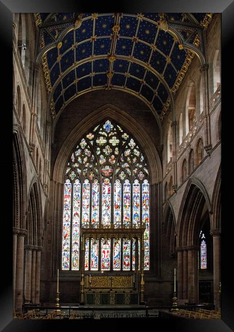 Carlisle Cathedral Choir Framed Print by Tom Gomez