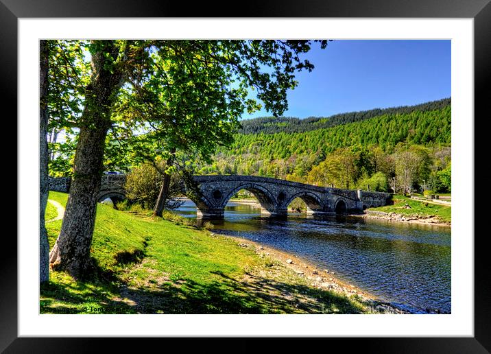 The Bridge at Kenmore Framed Mounted Print by Tom Gomez