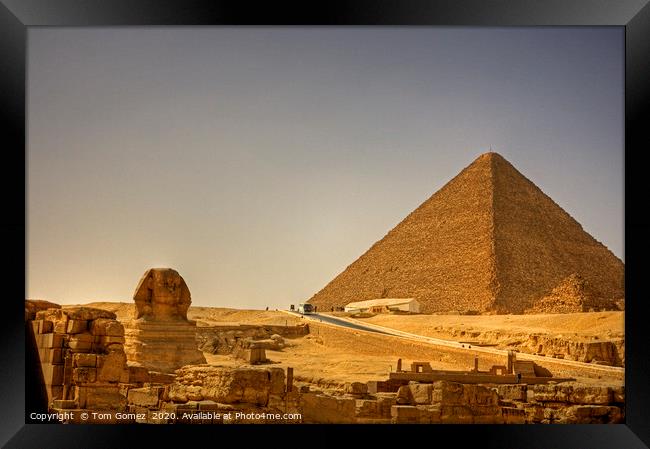 The Sphinx Framed Print by Tom Gomez