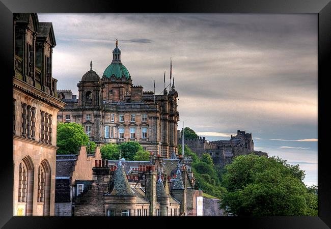 The view from the Scotsman Framed Print by Tom Gomez