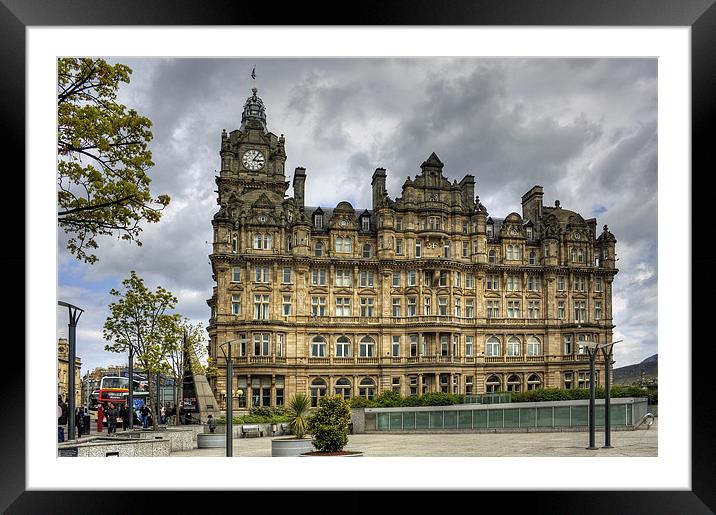 Railway Hotel Framed Mounted Print by Tom Gomez