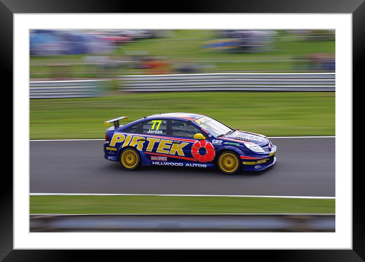 Touring Cars - Jordan 77 Framed Mounted Print by mike radcliffe