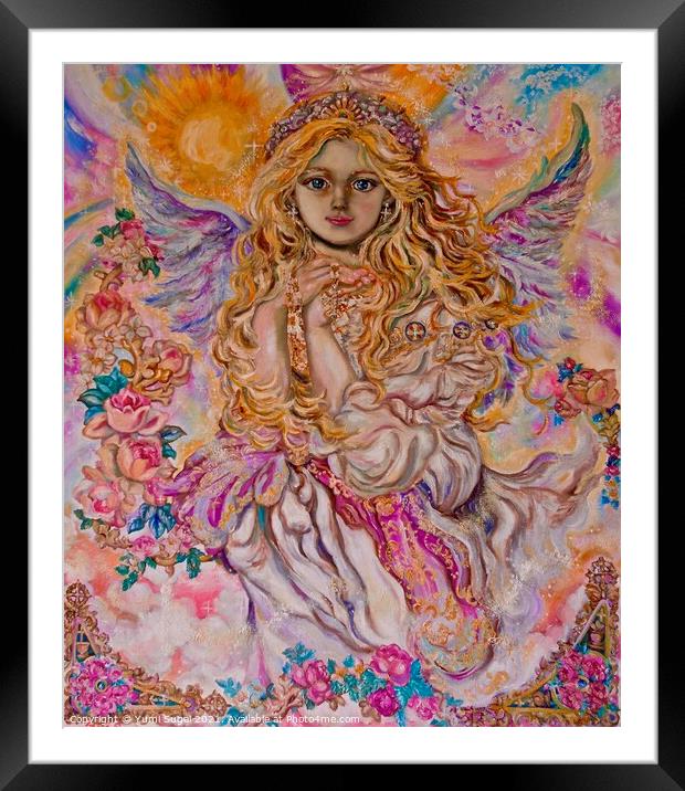 Yumi Sugai. Archangel Raphael. Framed Mounted Print by Yumi Sugai