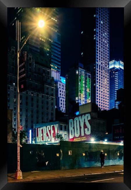 Jersey Boys Framed Print by Chris Lord