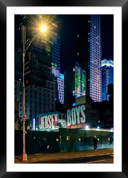 Jersey Boys Framed Mounted Print by Chris Lord