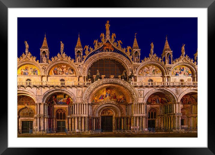 Basilica di San Marco Framed Mounted Print by Chris Lord