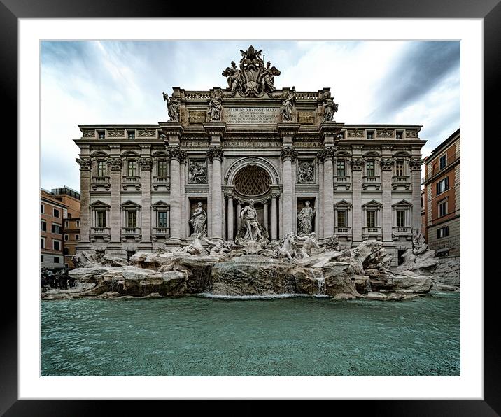 Fontana di Trevi Framed Mounted Print by Chris Lord