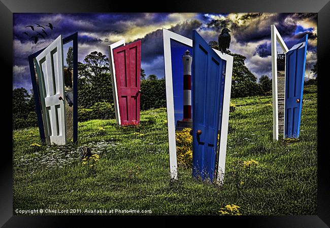 The Doors of Perception Framed Print by Chris Lord