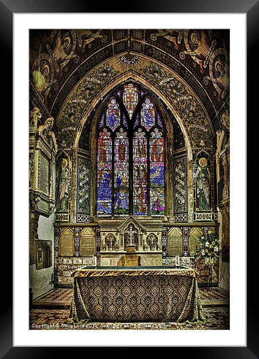 The Parish Church of St Peter-in-Thanet Framed Mounted Print by Chris Lord