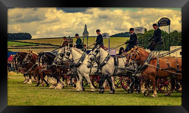 And They're Off Framed Print by Chris Lord