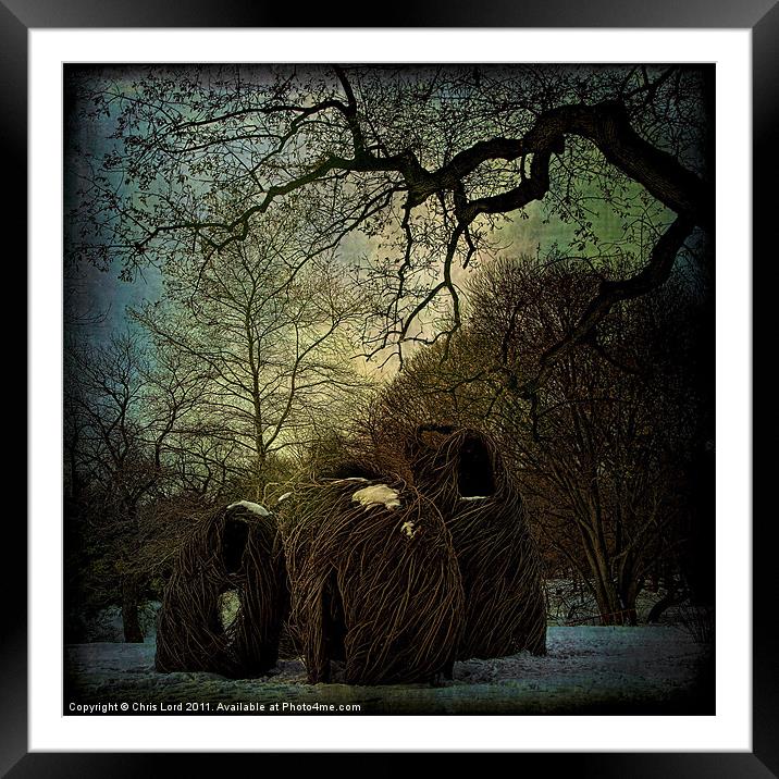 Shelter Framed Mounted Print by Chris Lord