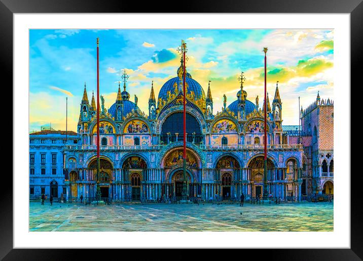 Basilica San Marco Framed Mounted Print by Chris Lord