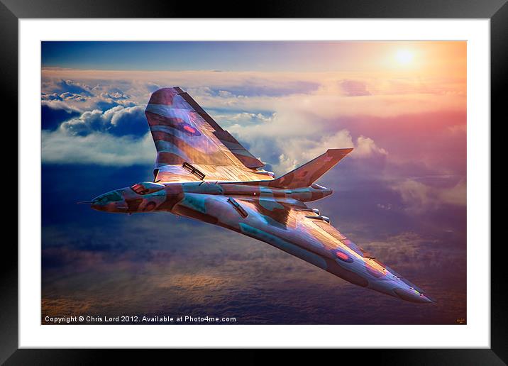 The Last Vulcan Framed Mounted Print by Chris Lord