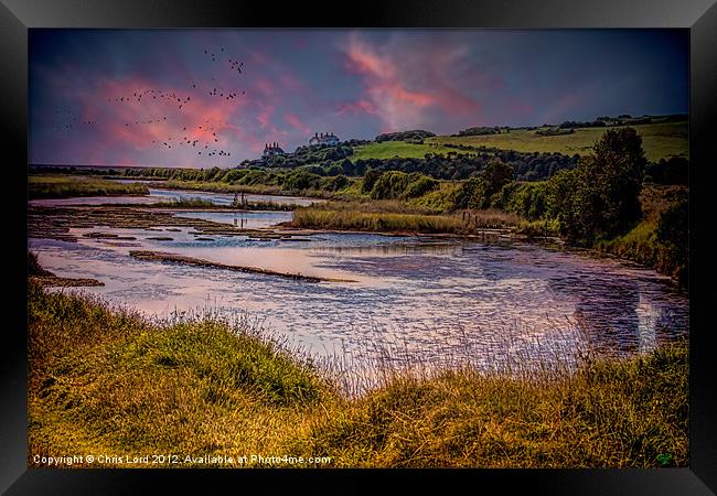 Cuckmere Haven Framed Print by Chris Lord